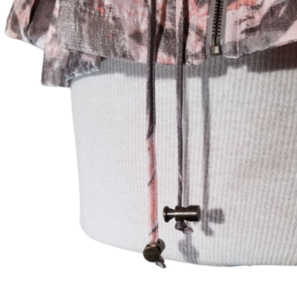 Ruby Rd. Lightweight Jacket Abstract Floral Pink Size 12P - Picture 9 of 15
